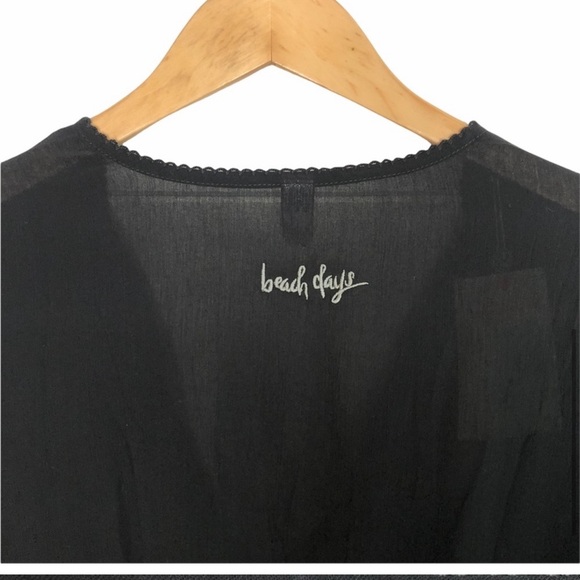 Maaji Sugar Swizzle Dress Swim Cover Up Black - Picture 5 of 6